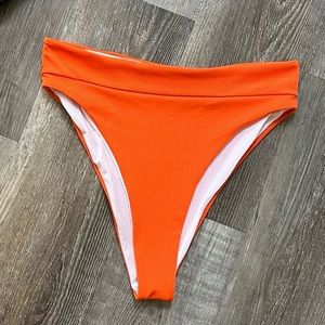Shein swim bottoms, high waisted size L! Never worn!